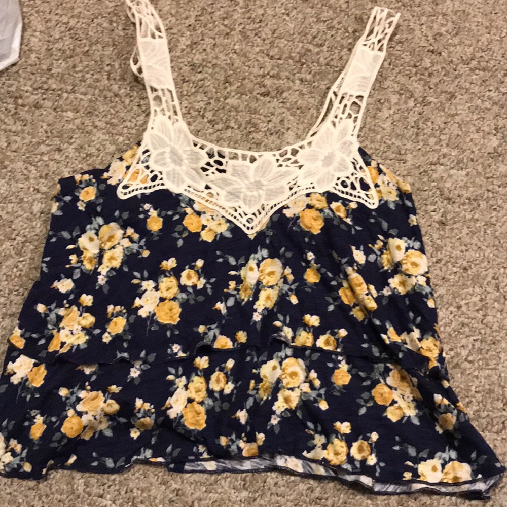 Open back tank top
